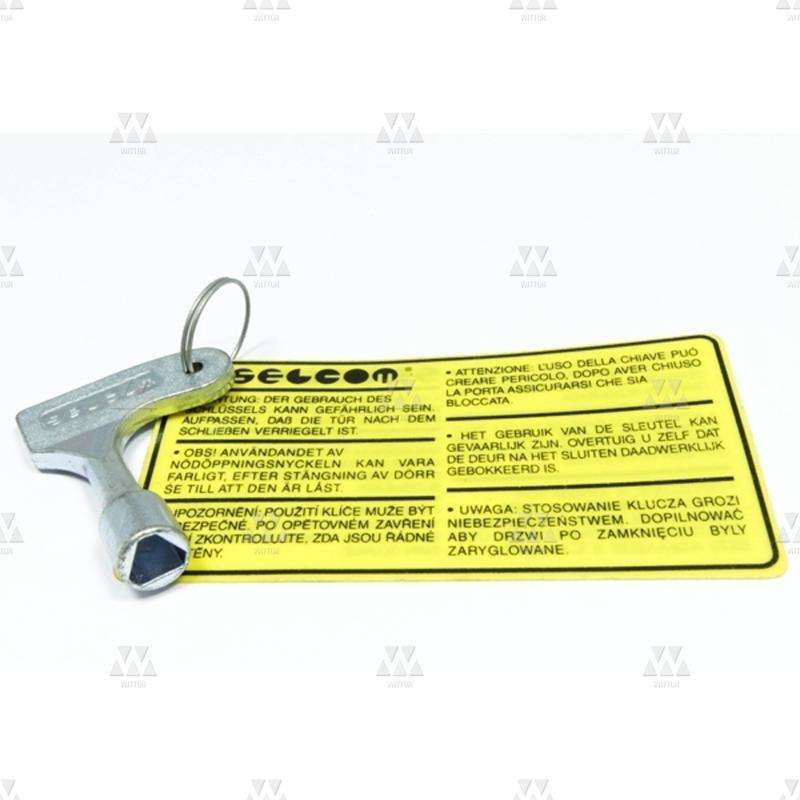 1019325A01 | EMERGENCY KEY AND LABEL FOR SERIES AUGUSTA EVO